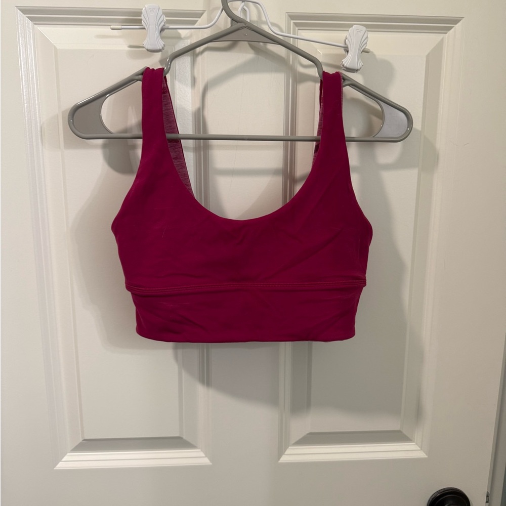 Lululemon align reversible bra magenta purple/heathered magenta purple size 6